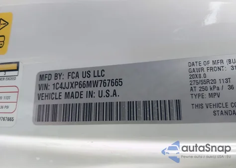 2021 Jeep Wrangler 4Xe Unlimited Sahara 4X4 from USA, damaged, VIN 1C4JJXP66MW767665